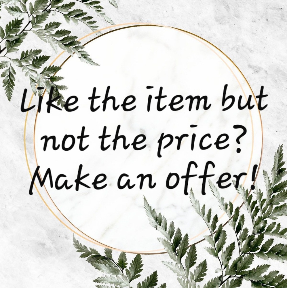 Reasonable offers accepted!